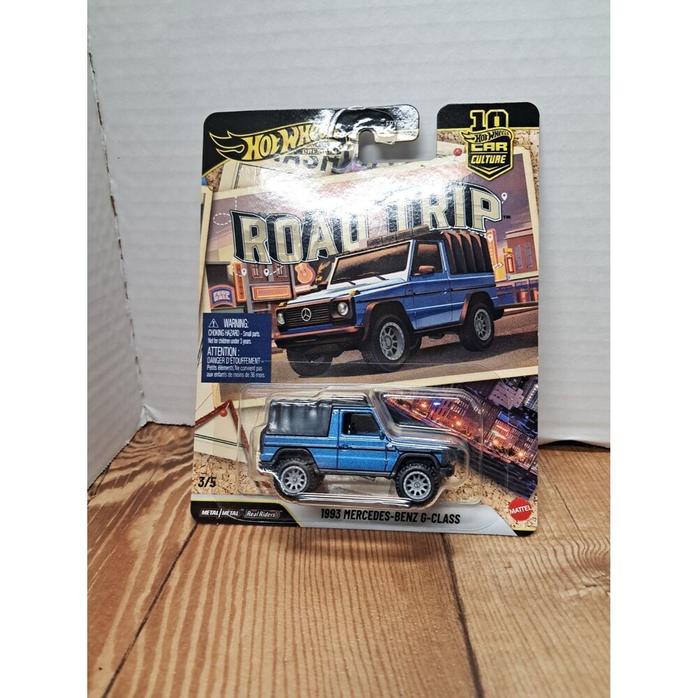 Hot Wheels Premium Road Trip 1993 Mercedes Benz G Class Blue 1:64